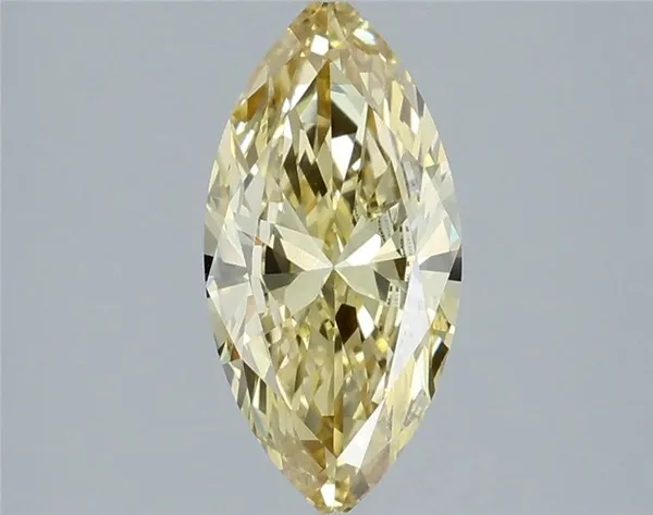 1.41ct MARQUISE Fancy Intense Yellow VS1 Coloured Lab diamond