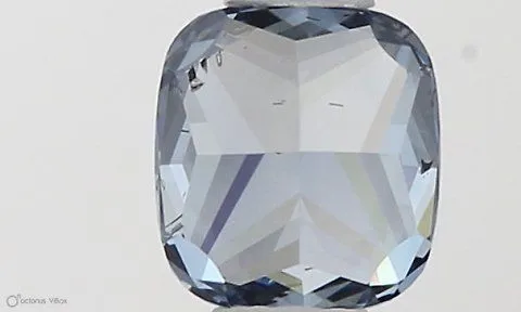 0.40ct CUSHION Fancy Intense Blue SI1 Coloured Lab diamond