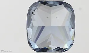 0.4ct CUSHION Fancy Intense Blue SI1 Coloured Lab diamond