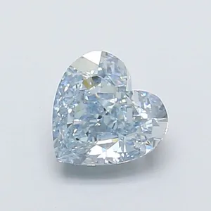 1.01ct HEART Fancy Intense Blue VVS2 Coloured Lab diamond