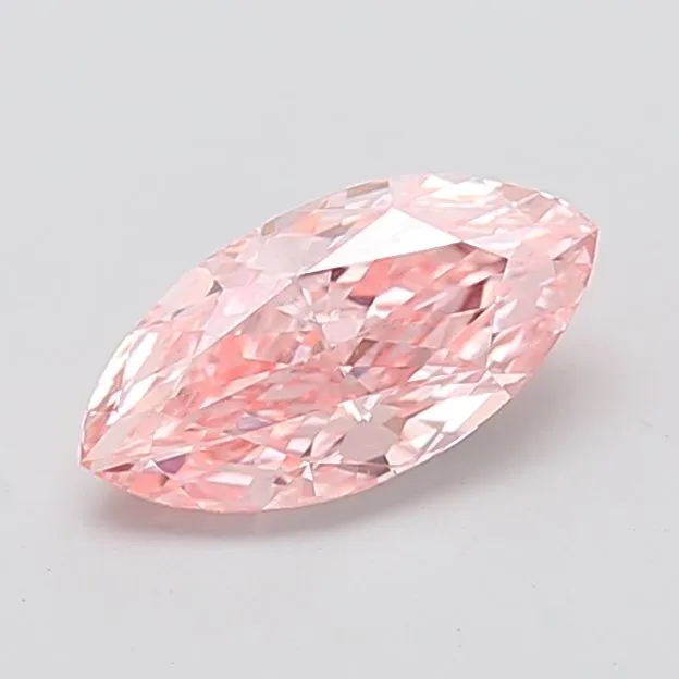1.53ct MARQUISE Fancy Intense Pink VS1 Coloured Lab diamond