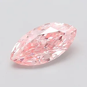 1.53ct MARQUISE Fancy Intense Pink VS1 Coloured Lab diamond