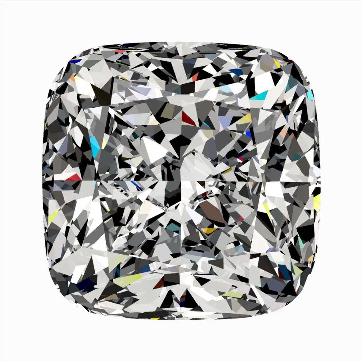 0.58ct CUSHION F VVS1 Natural diamond