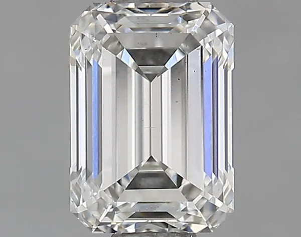 0.7ct EMERALD F VS2 Lab diamond