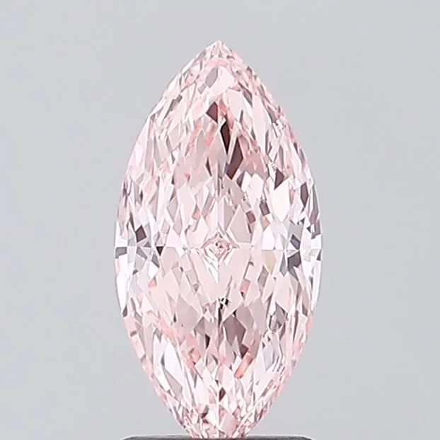 1.02ct MARQUISE Fancy Intense Pink VVS2 Coloured Lab diamond
