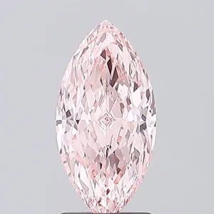 1.02ct MARQUISE Fancy Intense Pink VVS2 Coloured Lab diamond