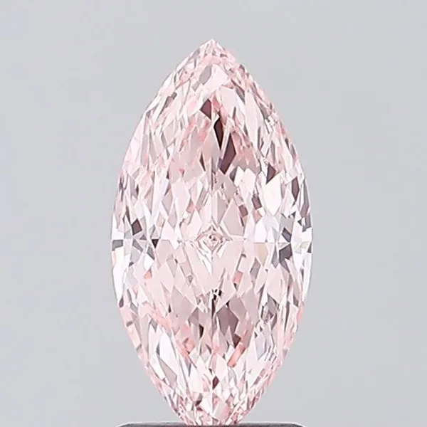 1.02ct MARQUISE Fancy Intense Pink VVS2 Coloured Lab diamond