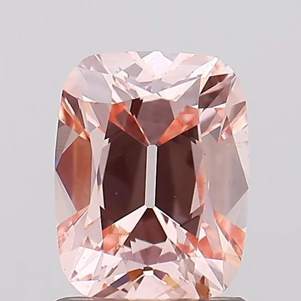 1.07ct CUSHION Fancy Pink VS2 Coloured Lab diamond