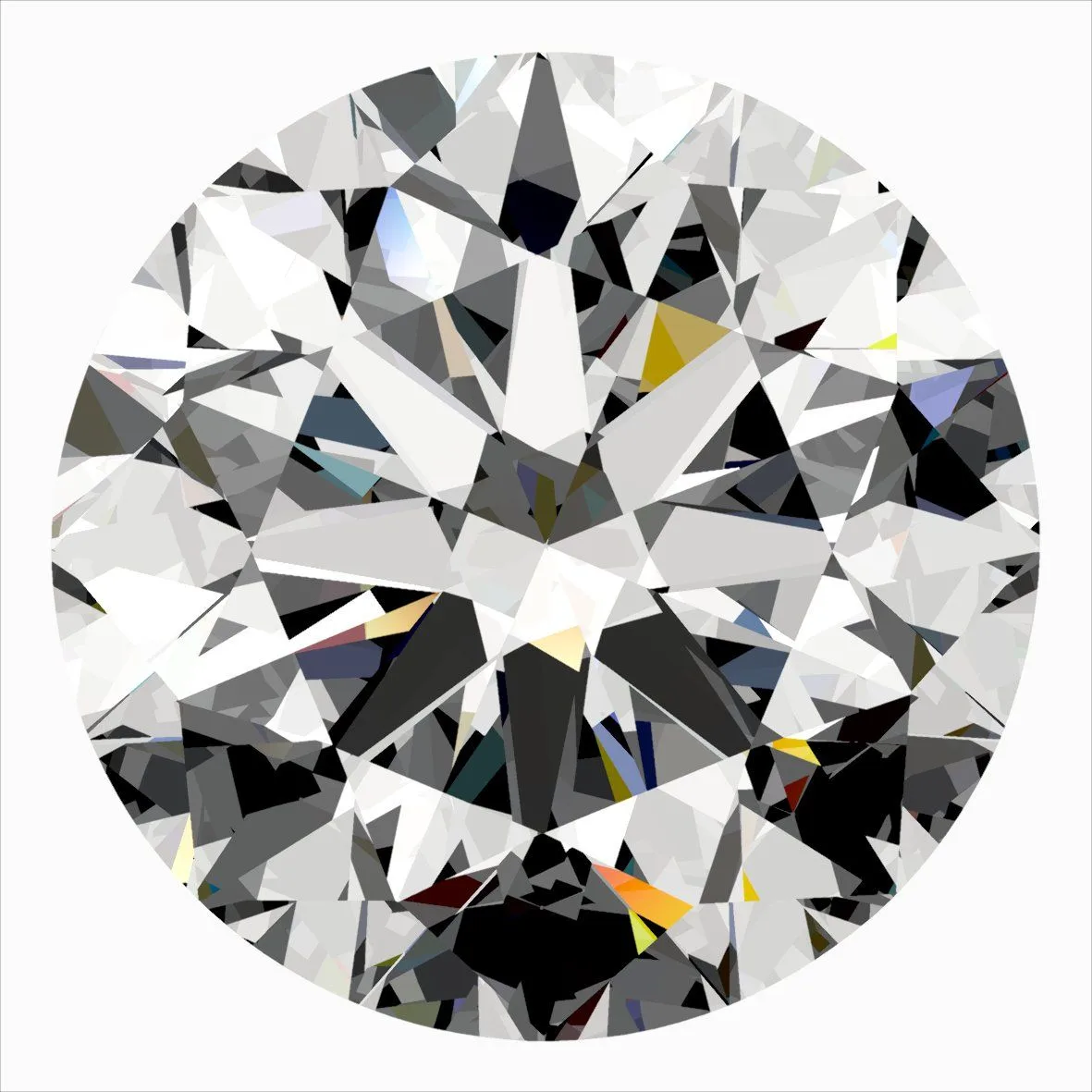 0.30ct ROUND F VS2 Natural diamond