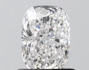 0.95ct CUSHION D VVS1 Lab diamond
