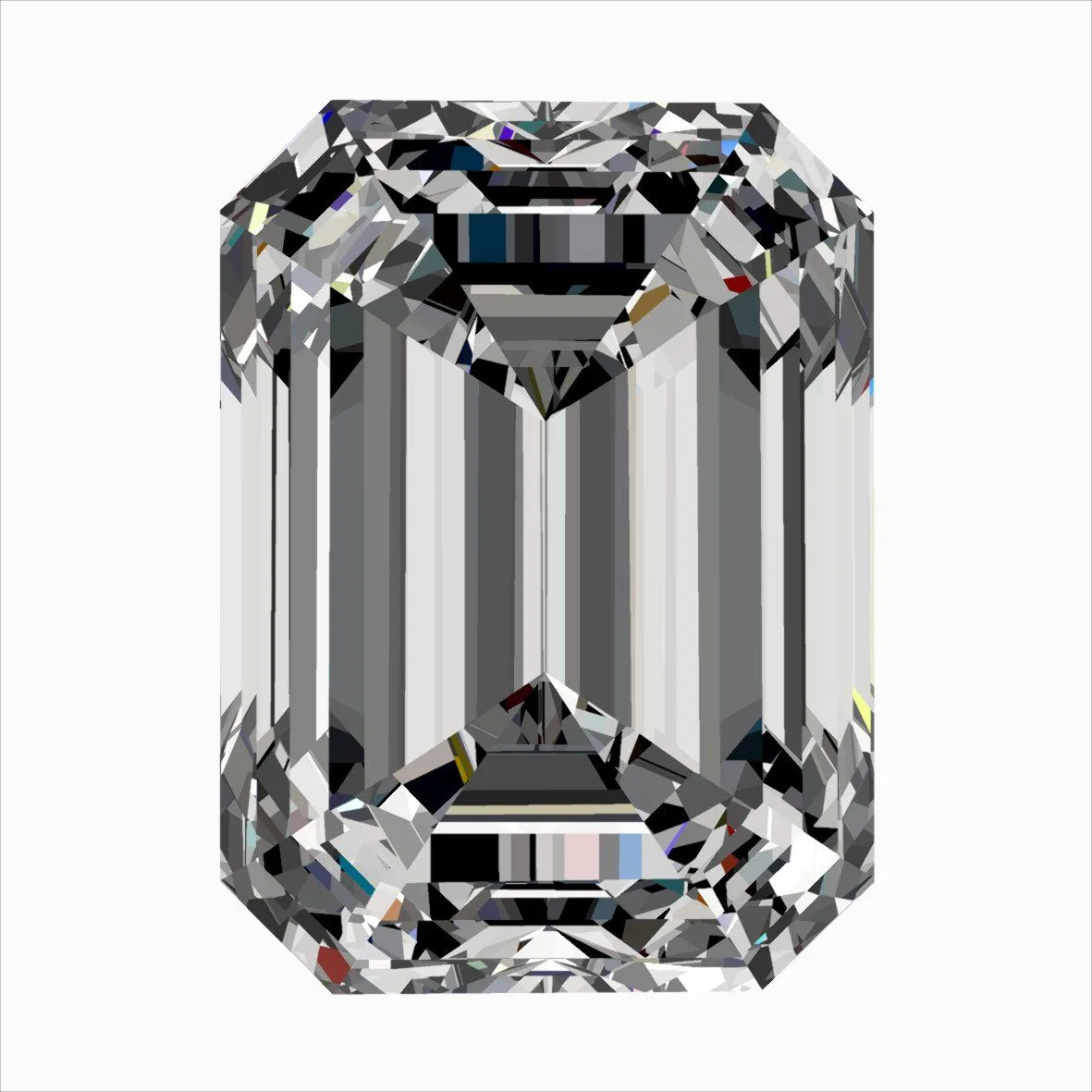 0.54ct EMERALD E VVS1 Natural diamond