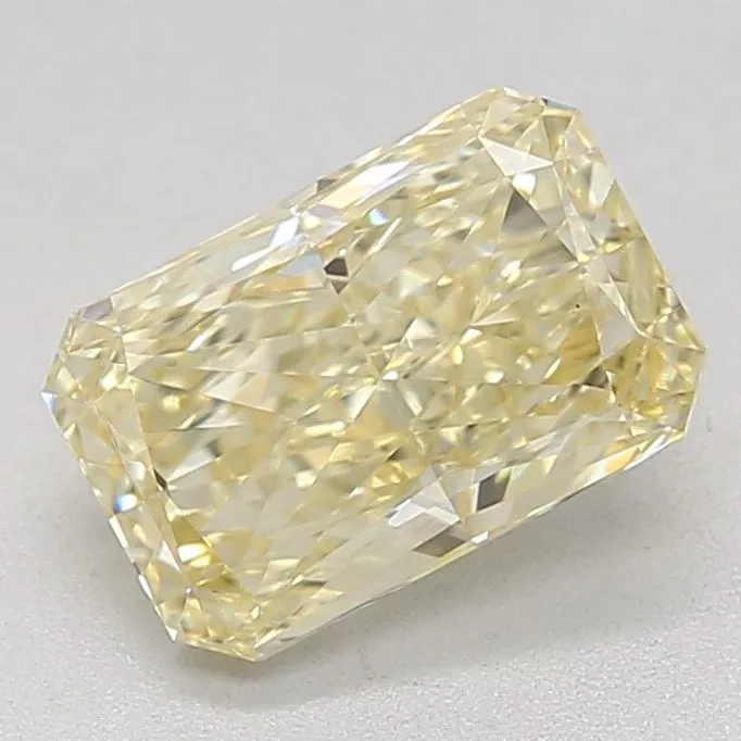 1.28ct RADIANT Fancy Intense Yellow VVS2 Coloured Lab diamond