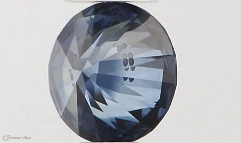 0.36ct ROUND Fancy Vivid Blue SI1 Coloured Lab diamond