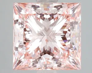 4ct PRINCESS Fancy Intense Pink VVS2 Coloured Lab diamond