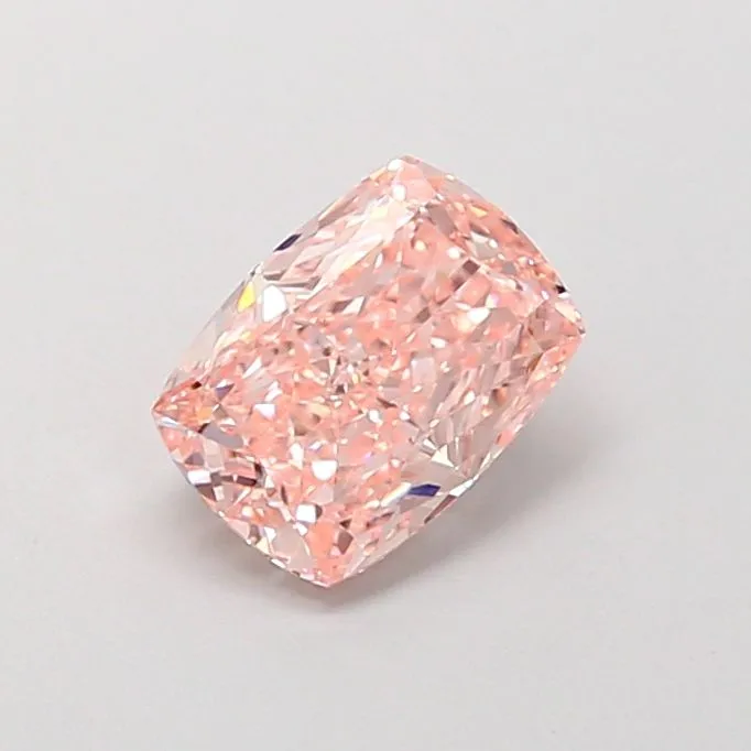 1.16ct CUSHION Fancy Vivid Pink VS1 Coloured Lab diamond