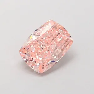 1.16ct CUSHION Fancy Vivid Pink VS1 Coloured Lab diamond