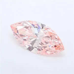 1.46ct MARQUISE Fancy Intense Pink VS2 Coloured Lab diamond