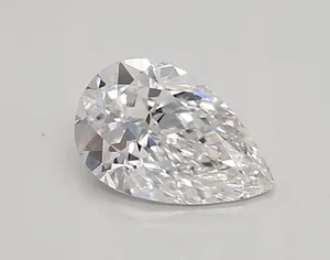0.66ct PEAR D VVS2 Lab diamond