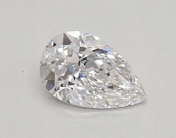 0.66ct PEAR D VVS2 Lab diamond