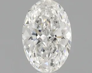 0.57ct OVAL F VVS1 Natural diamond