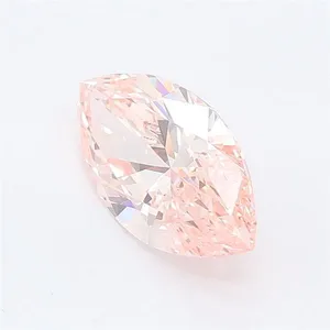 1.23ct MARQUISE Fancy Vivid Pink VVS2 Coloured Lab diamond