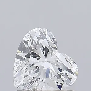 0.7ct HEART D VVS1 Lab diamond
