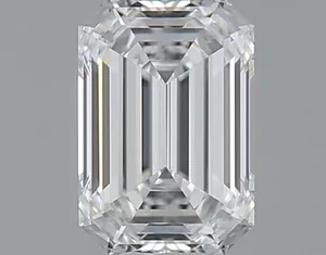 0.52ct EMERALD D VVS1 Natural diamond