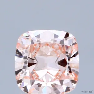 1.07ct CUSHION Fancy Intense Pink VS1 Coloured Lab diamond