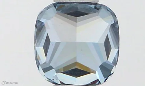 0.43ct CUSHION Fancy Intense Blue VVS2 Coloured Lab diamond