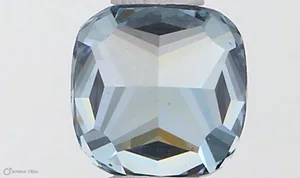 0.43ct CUSHION Fancy Intense Blue VVS2 Coloured Lab diamond