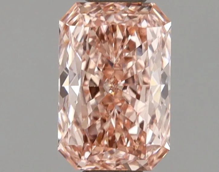 1.02ct RADIANT Fancy Vivid Pink VVS2 Coloured Lab diamond