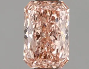 1.02ct RADIANT Fancy Vivid Pink VVS2 Coloured Lab diamond