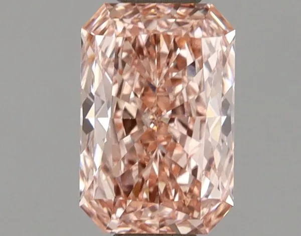 1.02ct RADIANT Fancy Vivid Pink VVS2 Coloured Lab diamond