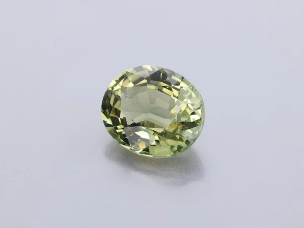 1.01ct Green Tourmaline, Oval cut gemstone