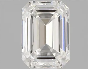 0.42ct EMERALD H VVS2 Natural diamond