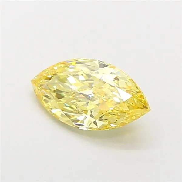 1.82ct MARQUISE Fancy Intense Yellow VS1 Coloured Lab diamond