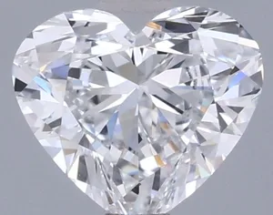 1ct HEART D VVS2 Lab diamond