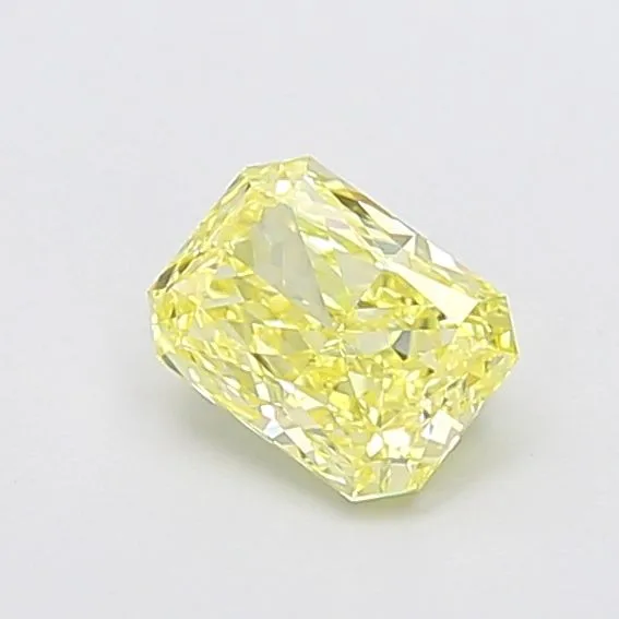 1.00ct RADIANT Fancy Intense Yellow VS1 Coloured Lab diamond