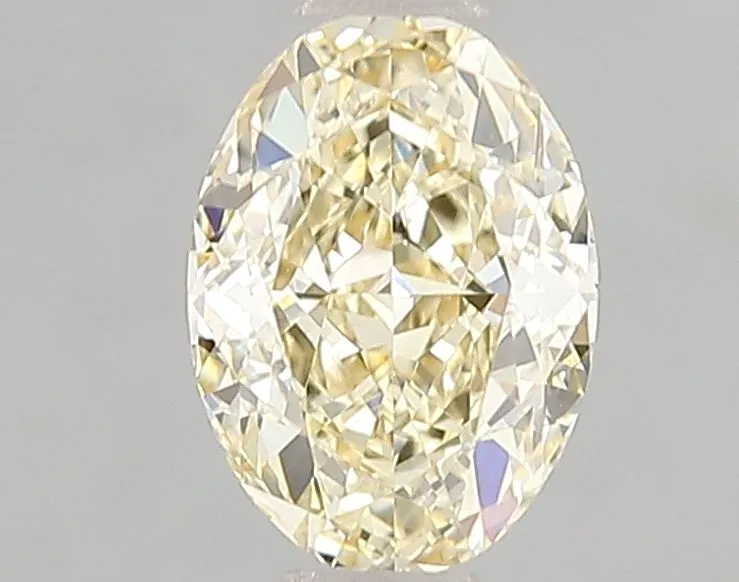 1.08ct OVAL Fancy Yellow VVS2 Coloured Lab diamond