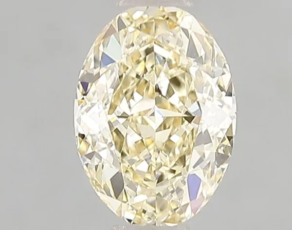 1.08ct OVAL Fancy Yellow VVS2 Coloured Lab diamond