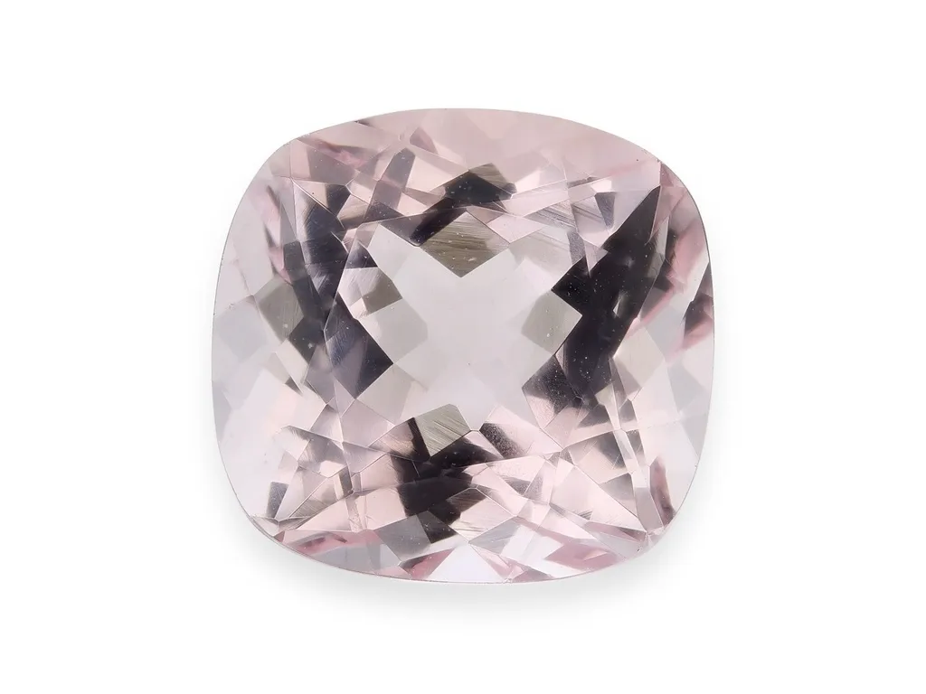 3.39ct Pink Morganite, Cushion gemstone