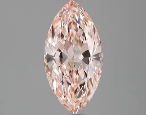 1.54ct MARQUISE Fancy Vivid Pink VS1 Coloured Lab diamond