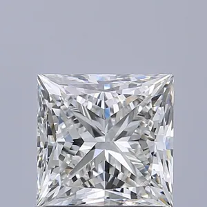 0.91ct PRINCESS G VVS2 Natural diamond