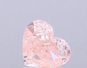 1.01ct HEART Fancy Intense Pink VS2 Coloured Lab diamond