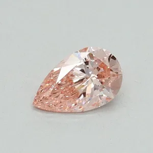 0.3ct PEAR Fancy Intense Pink SI1 Coloured Lab diamond
