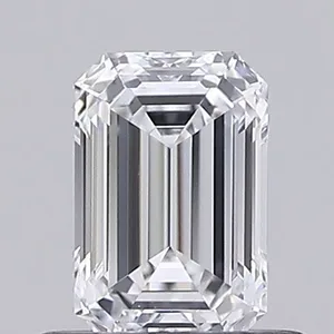 0.52ct EMERALD D IF Lab diamond
