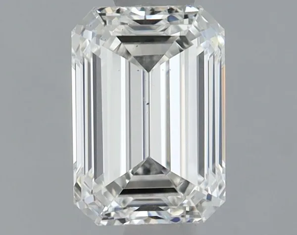 0.71ct EMERALD F VS2 Lab diamond