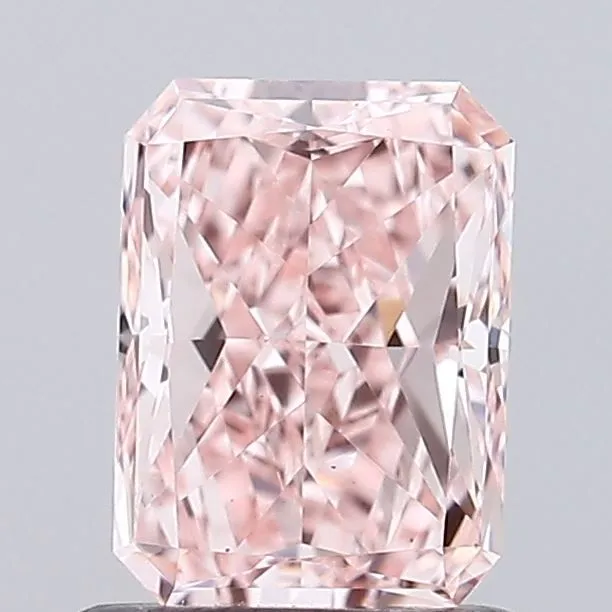 1.02ct RADIANT Fancy Intense Pink VS1 Coloured Lab diamond