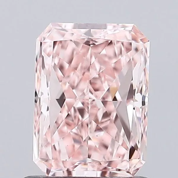 1.02ct RADIANT Fancy Intense Pink VS1 Coloured Lab diamond