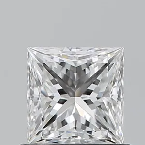 0.7ct PRINCESS F VVS1 Natural diamond